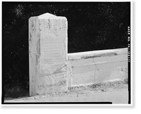 Historic Framed Print, Pleasants Valley Road Bridge, Spanning Pleasants Creek at Pleasants Valley Road, Vacaville vicinity, Solano County, CA - 11,  17-7/8" x 21-7/8"