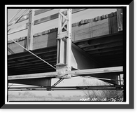 Historic Framed Print, Weidemeyer Bridge, Spanning Thomes Creek at Rawson Road, Corning vicinity, Tehama County, CA - 15,  17-7/8" x 21-7/8"