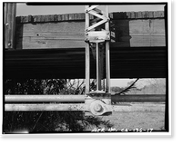Historic Framed Print, Weidemeyer Bridge, Spanning Thomes Creek at Rawson Road, Corning vicinity, Tehama County, CA - 17,  17-7/8" x 21-7/8"