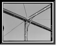 Historic Framed Print, Red Bank Creek Bridge, Spanning Red Bank Creek at Rawson Road, Red Bluff vicinity, Tehama County, CA - 13,  17-7/8" x 21-7/8"