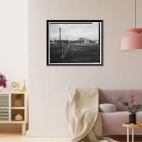 Historic Framed Print, Rocky Mountain Arsenal, Bounded by Ninety-sixth Avenue & Fifty-sixth Avenu, Commerce City, Adams County, CO - 23,  17-7/8" x 21-7/8"