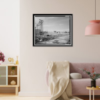 Historic Framed Print, Rocky Mountain Arsenal, Bounded by Ninety-sixth Avenue & Fifty-sixth Avenu, Commerce City, Adams County, CO - 24,  17-7/8" x 21-7/8"