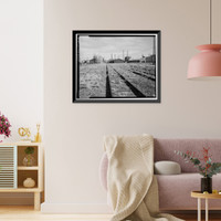 Historic Framed Print, Rocky Mountain Arsenal, Bounded by Ninety-sixth Avenue & Fifty-sixth Avenu, Commerce City, Adams County, CO - 34,  17-7/8" x 21-7/8"