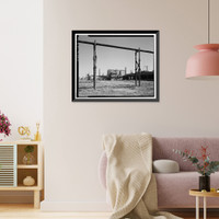Historic Framed Print, Rocky Mountain Arsenal, Bounded by Ninety-sixth Avenue & Fifty-sixth Avenu, Commerce City, Adams County, CO - 49,  17-7/8" x 21-7/8"