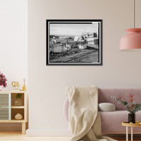 Historic Framed Print, Rocky Mountain Arsenal, Bounded by Ninety-sixth Avenue & Fifty-sixth Avenu, Commerce City, Adams County, CO - 59,  17-7/8" x 21-7/8"