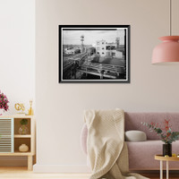 Historic Framed Print, Rocky Mountain Arsenal, Bounded by Ninety-sixth Avenue & Fifty-sixth Avenu, Commerce City, Adams County, CO - 72,  17-7/8" x 21-7/8"