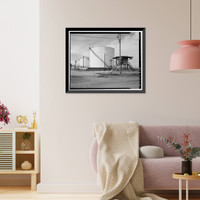 Historic Framed Print, Rocky Mountain Arsenal, Bounded by Ninety-sixth Avenue & Fifty-sixth Avenu, Commerce City, Adams County, CO - 81,  17-7/8" x 21-7/8"