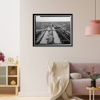 Historic Framed Print, Rocky Mountain Arsenal, Bounded by Ninety-sixth Avenue & Fifty-sixth Avenu, Commerce City, Adams County, CO - 86,  17-7/8" x 21-7/8"