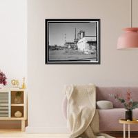 Historic Framed Print, Rocky Mountain Arsenal, Bounded by Ninety-sixth Avenue & Fifty-sixth Avenu, Commerce City, Adams County, CO - 104,  17-7/8" x 21-7/8"