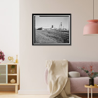 Historic Framed Print, Rocky Mountain Arsenal, Bounded by Ninety-sixth Avenue & Fifty-sixth Avenu, Commerce City, Adams County, CO - 108,  17-7/8" x 21-7/8"