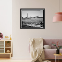 Historic Framed Print, Rocky Mountain Arsenal, Bounded by Ninety-sixth Avenue & Fifty-sixth Avenu, Commerce City, Adams County, CO - 109,  17-7/8" x 21-7/8"