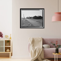 Historic Framed Print, Rocky Mountain Arsenal, Bounded by Ninety-sixth Avenue & Fifty-sixth Avenu, Commerce City, Adams County, CO - 113,  17-7/8" x 21-7/8"