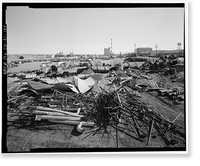 Historic Framed Print, Rocky Mountain Arsenal, Bounded by Ninety-sixth Avenue & Fifty-sixth Avenu, Commerce City, Adams County, CO - 134,  17-7/8" x 21-7/8"