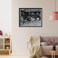 Historic Framed Print, Rocky Mountain Arsenal, Bounded by Ninety-sixth Avenue & Fifty-sixth Avenu, Commerce City, Adams County, CO - 184,  17-7/8" x 21-7/8"