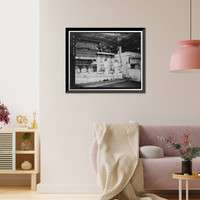 Historic Framed Print, Rocky Mountain Arsenal, Bounded by Ninety-sixth Avenue & Fifty-sixth Avenu, Commerce City, Adams County, CO - 193,  17-7/8" x 21-7/8"