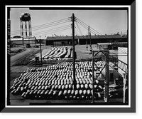 Historic Framed Print, Rocky Mountain Arsenal, Bounded by Ninety-sixth Avenue & Fifty-sixth Avenu, Commerce City, Adams County, CO - 207,  17-7/8" x 21-7/8"