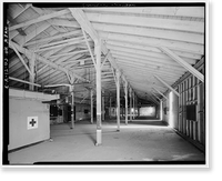 Historic Framed Print, Rocky Mountain Arsenal, Vehicle Maintenance Shop, 1000 feet South of December Seventh Avenue, 200 fe, Commerce City, Adams County, CO - 3,  17-7/8" x 21-7/8"