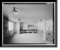 Historic Framed Print, Rocky Mountain Arsenal, Vehicle Maintenance Shop, 1000 feet South of December Seventh Avenue, 200 fe, Commerce City, Adams County, CO - 4,  17-7/8" x 21-7/8"