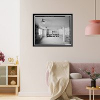Historic Framed Print, Rocky Mountain Arsenal, Vehicle Maintenance Shop, 1000 feet South of December Seventh Avenue, 200 fe, Commerce City, Adams County, CO - 4,  17-7/8" x 21-7/8"