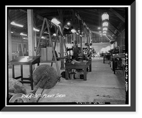 Historic Framed Print, Rocky Mountain Arsenal, Vehicle Maintenance Shop, 1000 feet South of December Seventh Avenue, 200 fe, Commerce City, Adams County, CO - 6,  17-7/8" x 21-7/8"