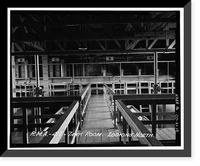 Historic Framed Print, Rocky Mountain Arsenal, Mustard Manufacturing-Filling Building, December Seventh Avenue & D Street, Commerce City, Adams County, CO - 12,  17-7/8" x 21-7/8"