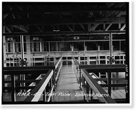 Historic Framed Print, Rocky Mountain Arsenal, Mustard Manufacturing-Filling Building, December Seventh Avenue & D Street, Commerce City, Adams County, CO - 12,  17-7/8" x 21-7/8"