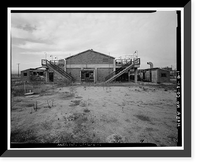 Historic Framed Print, Rocky Mountain Arsenal, Ethylene Generator-R & D Laboratory, December Seventh Avenue & D Street, Commerce City, Adams County, CO,  17-7/8" x 21-7/8"