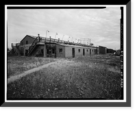 Historic Framed Print, Rocky Mountain Arsenal, Ethylene Generator-R & D Laboratory, December Seventh Avenue & D Street, Commerce City, Adams County, CO - 4,  17-7/8" x 21-7/8"