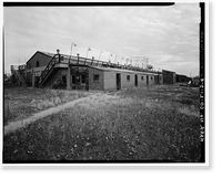 Historic Framed Print, Rocky Mountain Arsenal, Ethylene Generator-R & D Laboratory, December Seventh Avenue & D Street, Commerce City, Adams County, CO - 4,  17-7/8" x 21-7/8"