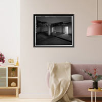 Historic Framed Print, Rocky Mountain Arsenal, Ethylene Generator-R & D Laboratory, December Seventh Avenue & D Street, Commerce City, Adams County, CO - 8,  17-7/8" x 21-7/8"