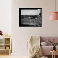 Historic Framed Print, Rocky Mountain Arsenal, Ethylene Generator-R & D Laboratory, December Seventh Avenue & D Street, Commerce City, Adams County, CO - 10,  17-7/8" x 21-7/8"