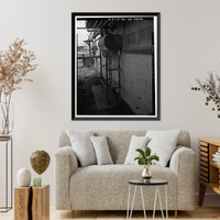 Historic Framed Print, Rocky Mountain Arsenal, Goop Mixing & Filling Tank, December Seventh Avenue & D Street, Commerce City, Adams County, CO - 2,  17-7/8" x 21-7/8"