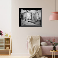 Historic Framed Print, Rocky Mountain Arsenal, Storage Tank, December Seventh Avenue & D Street, Commerce City, Adams County, CO - 3,  17-7/8" x 21-7/8"