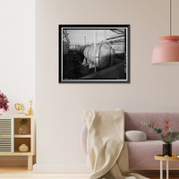 Historic Framed Print, Rocky Mountain Arsenal, Storage Tank, December Seventh Avenue & D Street, Commerce City, Adams County, CO - 5,  17-7/8" x 21-7/8"