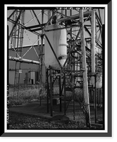 Historic Framed Print, Rocky Mountain Arsenal, Flare Tower, December Seventh Avenue & D Street, Commerce City, Adams County, CO,  17-7/8" x 21-7/8"