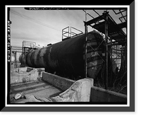 Historic Framed Print, Rocky Mountain Arsenal, Storage Tank, December Seventh Avenue & D Street, Commerce City, Adams County, CO - 12,  17-7/8" x 21-7/8"