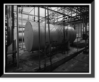 Historic Framed Print, Rocky Mountain Arsenal, Storage Tank, December Seventh Avenue & D Street, Commerce City, Adams County, CO - 15,  17-7/8" x 21-7/8"