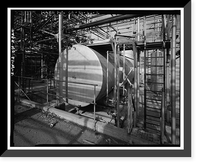 Historic Framed Print, Rocky Mountain Arsenal, Storage Tank, December Seventh Avenue & D Street, Commerce City, Adams County, CO - 16,  17-7/8" x 21-7/8"