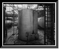 Historic Framed Print, Rocky Mountain Arsenal, Storage Tank, December Seventh Avenue & D Street, Commerce City, Adams County, CO - 18,  17-7/8" x 21-7/8"