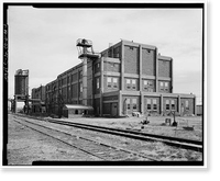 Historic Framed Print, Rocky Mountain Arsenal, Boiler Plant-Central Gas Heat Plant, 1022 feet South of December Seventh Avenue; 525 fe, Commerce City, Adams County, CO - 3,  17-7/8" x 21-7/8"