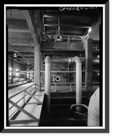 Historic Framed Print, Rocky Mountain Arsenal, Boiler Plant-Central Gas Heat Plant, 1022 feet South of December Seventh Avenue; 525 fe, Commerce City, Adams County, CO - 7,  17-7/8" x 21-7/8"