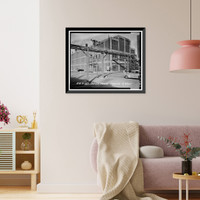 Historic Framed Print, Rocky Mountain Arsenal, Boiler Plant-Central Gas Heat Plant, 1022 feet South of December Seventh Avenue; 525 fe, Commerce City, Adams County, CO - 9,  17-7/8" x 21-7/8"