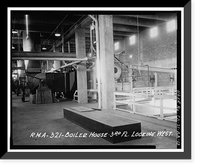 Historic Framed Print, Rocky Mountain Arsenal, Boiler Plant-Central Gas Heat Plant, 1022 feet South of December Seventh Avenue; 525 fe, Commerce City, Adams County, CO - 13,  17-7/8" x 21-7/8"