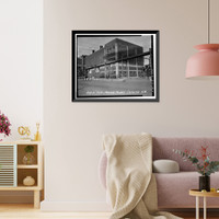 Historic Framed Print, Rocky Mountain Arsenal, Electric Power Plant, 1022 feet South of December Seventh Avenue; 280 fe, Commerce City, Adams County, CO - 6,  17-7/8" x 21-7/8"