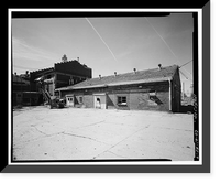 Historic Framed Print, Rocky Mountain Arsenal, Refrigeration Napalm & Incendiary Bomb Warehouse-Bomb Filling, 825 feet South of December Seventh Avenue; 2425 fe, Commerce City, Adams County, CO - 7,  17-7/8" x 21-7/8"
