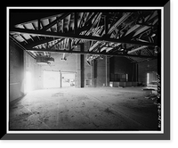 Historic Framed Print, Rocky Mountain Arsenal, Refrigeration Napalm & Incendiary Bomb Warehouse-Bomb Filling, 825 feet South of December Seventh Avenue; 2425 fe, Commerce City, Adams County, CO - 10,  17-7/8" x 21-7/8"