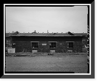 Historic Framed Print, Rocky Mountain Arsenal, Tank House, Quadrant 1, approximately 1000 feet South of Decem, Commerce City, Adams County, CO,  17-7/8" x 21-7/8"