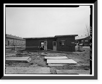 Historic Framed Print, Rocky Mountain Arsenal, Tank House, Quadrant 1, approximately 1000 feet South of Decem, Commerce City, Adams County, CO - 4,  17-7/8" x 21-7/8"