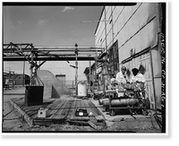 Historic Framed Print, Rocky Mountain Arsenal, Crude Mustard & Aldrin Manufacturing, 1200 feet South of December Seventh Avenue; 600 fe, Commerce City, Adams County, CO,  17-7/8" x 21-7/8"