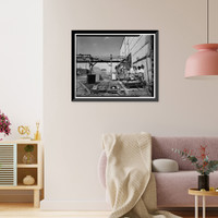 Historic Framed Print, Rocky Mountain Arsenal, Crude Mustard & Aldrin Manufacturing, 1200 feet South of December Seventh Avenue; 600 fe, Commerce City, Adams County, CO,  17-7/8" x 21-7/8"